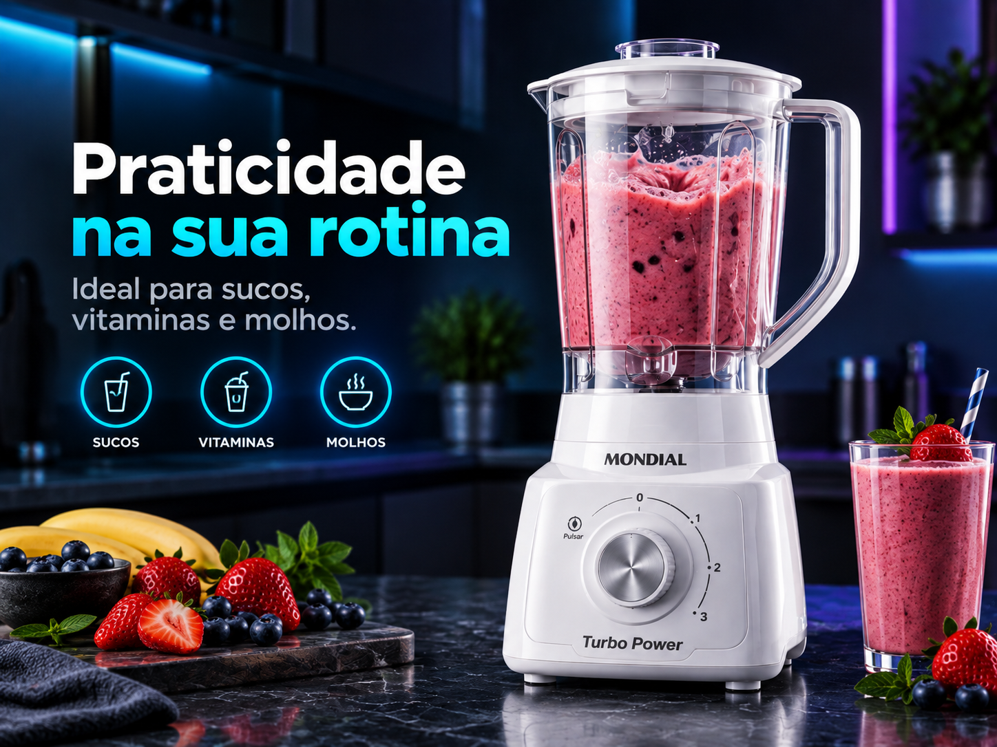 Liquidificador Mondial Turbo Power L-99 WG — imagem 4